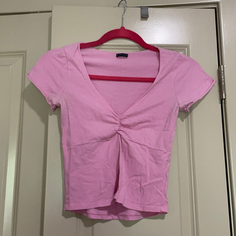 Brandy Melville Bubblegum Pink Tee